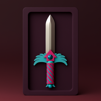 Knife & Key Necklace Hide and Seek Edition